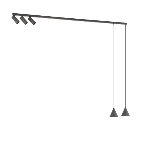 FOURTY Nowodvorski 11472 Lampa przysufitowa - Kolor Umbra gray