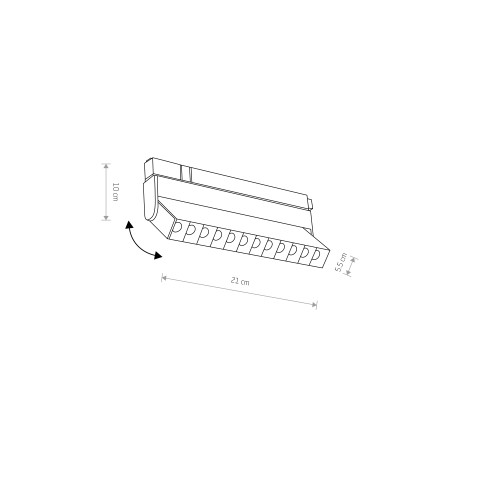 LVM FOCUS OUT LED 9W Nowodvorski 11635 Lampa led - Kolor Biały