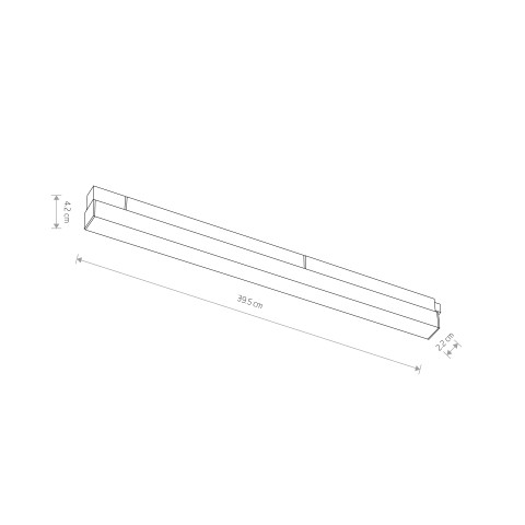 LVM LINE LED 15W Nowodvorski 11636 Lampa led - Kolor Biały