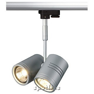 Bima II oprawa do systemów szynowych 3 - fazowych, srebrno - szara  -  Spotline 152232