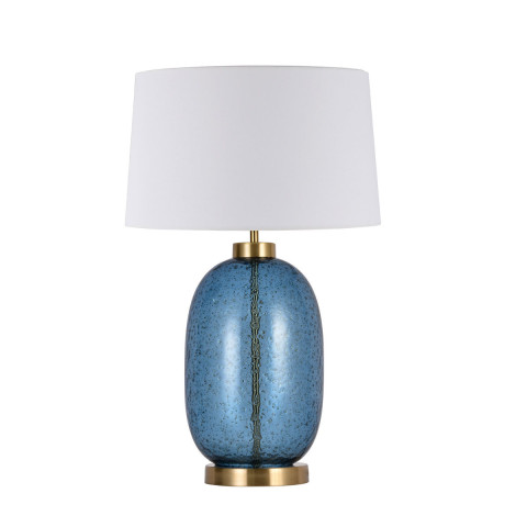 Lampa stołowa Amur niebieska 1xE27 - Light Prestige Amur LP-919/1T blue