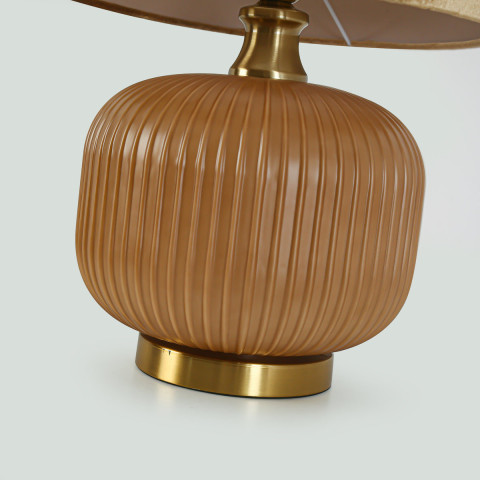 Lampa stołowa Tamiza 48 cm złota 1xE27 - Light Prestige Tamiza LP-1515/1T small gold