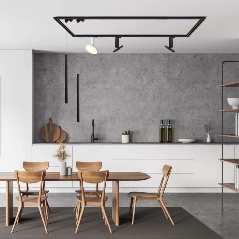 Zestaw oświetlenia szynowego Aquilion SET 1F biały LED 3000K - Light Prestige Aquilion LP-220/1R WH SET 2