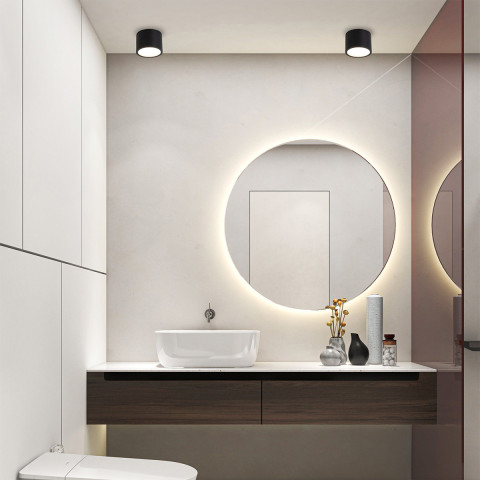 Oprawa natynkowa Kendal czarna IP65 GX53 - Light Prestige Kendal LP-6331/1SM IP65 BK