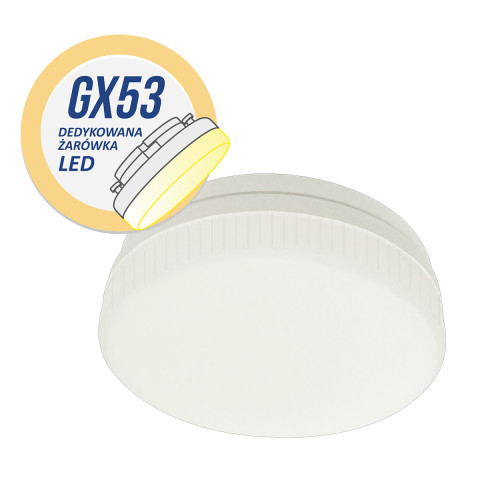 Żarówka LED LP-GX53-7W 4000K - Light Prestige Kendal LP-GX53-7W 4000K