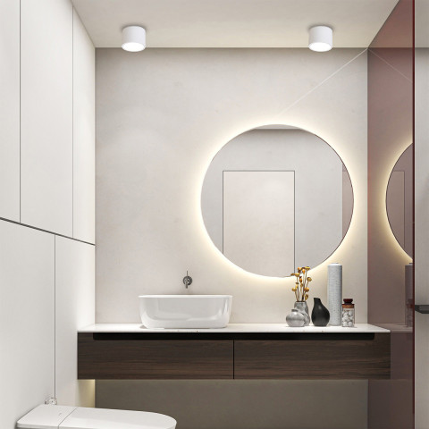 Oprawa natynkowa Kendal biała IP65 GX53 - Light Prestige Kendal LP-6331/1SM IP65 WH