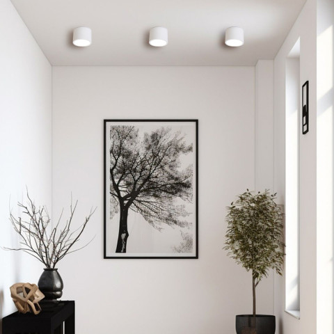 Oprawa natynkowa Kendal biała IP65 GX53 - Light Prestige Kendal LP-6331/1SM IP65 WH