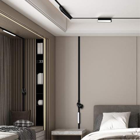 Łącznik natynkowy I Magnetic Slim biały - Light Prestige Magnetic LP-656-MAG SLIM łącznik I SM WH 2