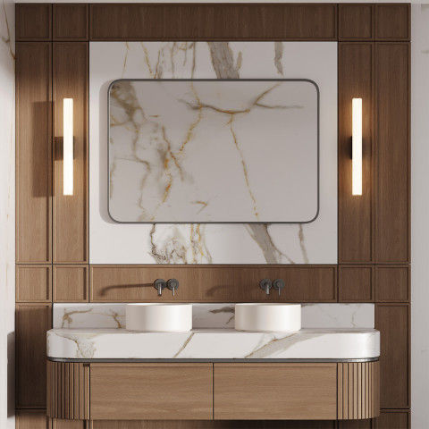 Kinkiet Linea 45 cm czarny LED CCT - Light Prestige Linea LP-0510/1W-45 BK