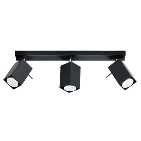 Plafon MERIDA 3 czarny Sollux Lighting SL.0101