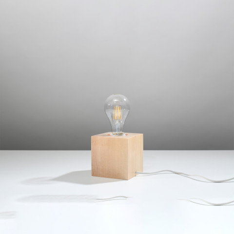 Lampa biurkowa ARIZ naturalne drewno Sollux Lighting SL.0677 2