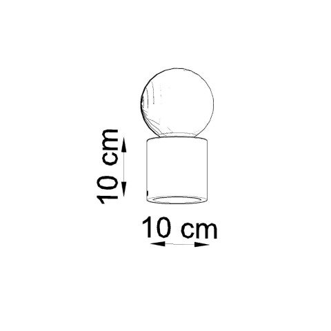 Lampa biurkowa SALGADO beton Sollux Lighting SL.0680