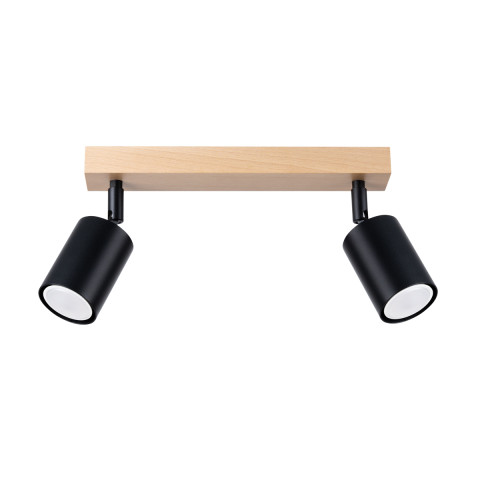 Plafon VERDO 2 czarny Sollux Lighting SL.1291
