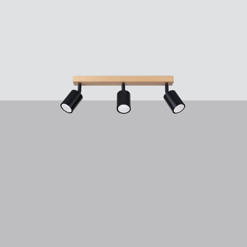 Plafon VERDO 3L czarny Sollux Lighting SL.1293 2