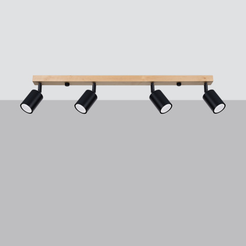 Plafon VERDO 4 czarny Sollux Lighting SL.1294 2
