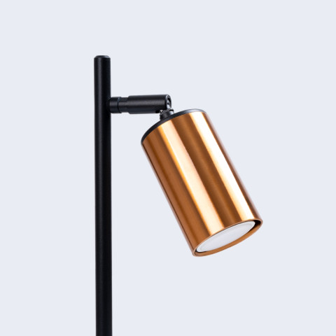 Lampa biurkowa WINX czarny/miedź Sollux Lighting SL.1381