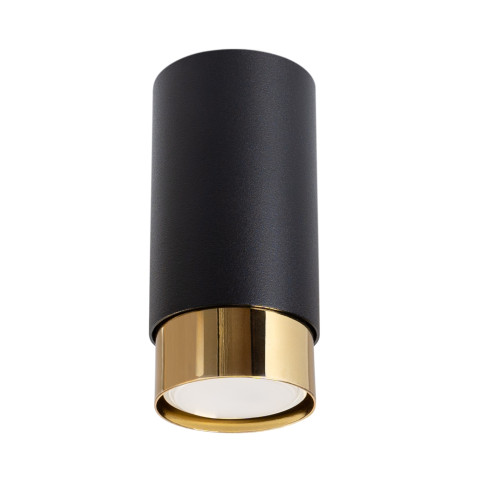 Plafon NERO 12,5 czarny/złoty Sollux Lighting SL.1410