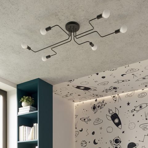 Kinkiet VECTOR czarny Sollux Lighting SL.1445