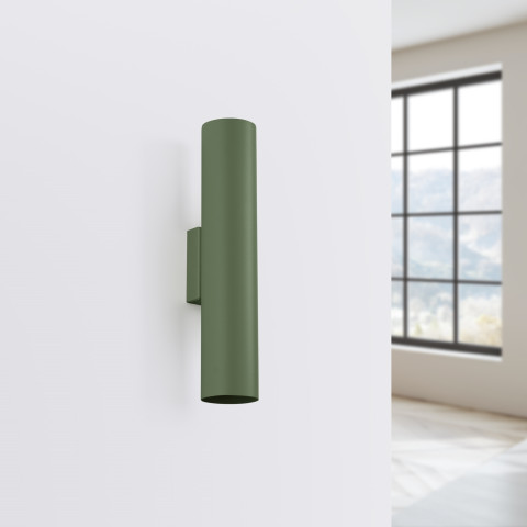 Kinkiet LAGOS 2 zielony oliwkowy Sollux Lighting SL.1488