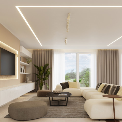 Plafon RING 3P beżowy Sollux Lighting SL.1497
