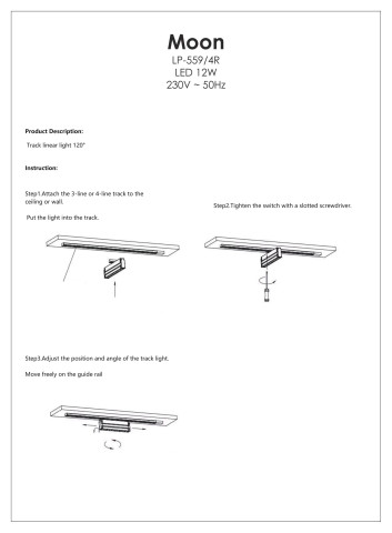 Reflektor do szynoprzewodów Magnetic Moon czarny LED 4000K - Light Prestige Magnetic LP-559-1-MAG-BK
