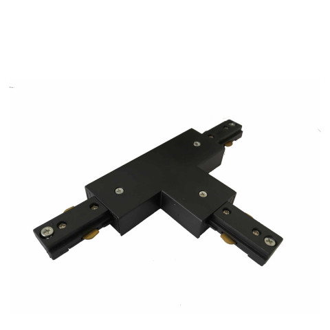 Łącznik T 1F czarny - Light Prestige Szynoprzewód 1F LP-553 BK