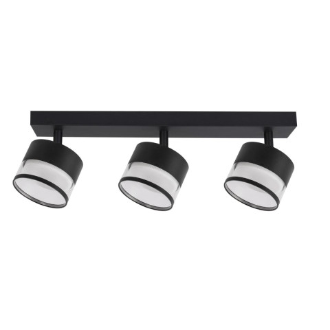 Spot Kendal 3 transparetny / czarny GX53 - Light Prestige Kendal LP-6331/3WS TR/BK