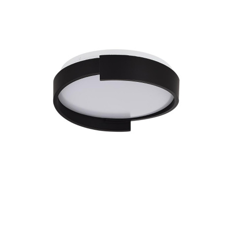 Plafon Halo 27 cm czarny LED CCT - Light Prestige Halo LP-1453/1C-27 BK