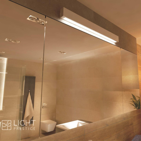 Kinkiet Ibros 93 cm biały IP44 LED CCT - Light Prestige Ibros GS-LWA-12W WH CCT