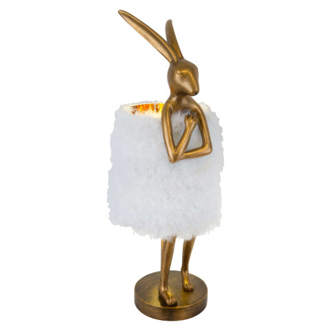 Lampa Biurkowa Zajączek Flafi M Złoty TL0108-M Yaskr