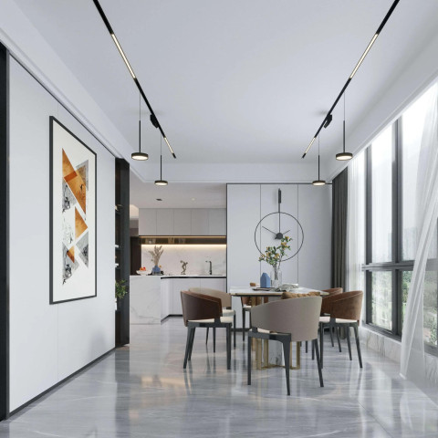 Lampa Liniowa Slim Lang 18W ZigBee CCT Smart czarna TLV-12-18TU Yaskr