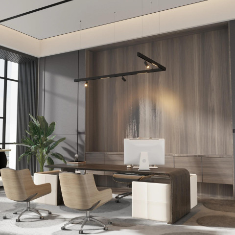 Lampa Liniowa Slim Lang 10W ZigBee CCT Smart czarna TLV-12-10TU Yaskr