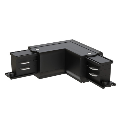 Łącznik L prawy do szyn 3F czarny TRA-LR-BK Yaskr 2