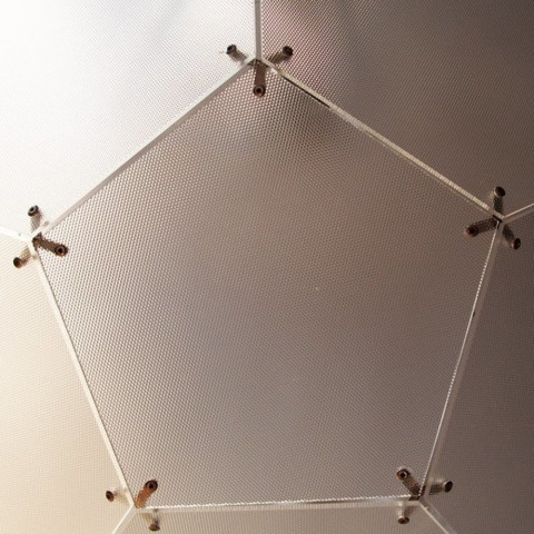 Lampa wisząca DOME półtransparentna 80 cm Step into Design ST-4001