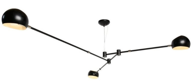 Lampa wisząca ASTRONOMY-3, 175 cm - czarna Step into Design ST-5335B-3 BLACK