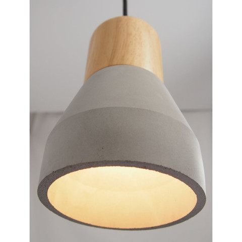 Lampa wisząca CONCRETE szary beton 12 cm Step into Design ST-5220-grey 2