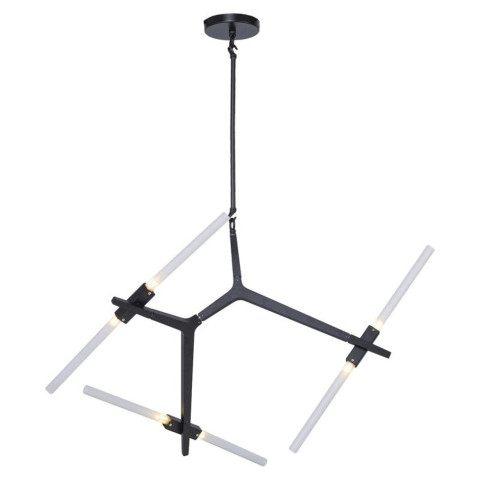 Lampa wisząca STICKS-6 czarna Step into Design ST-1001-6 black