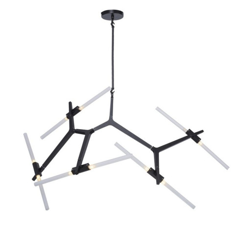 Lampa wisząca STICKS-10 czarna Step into Design ST-1001-10 black