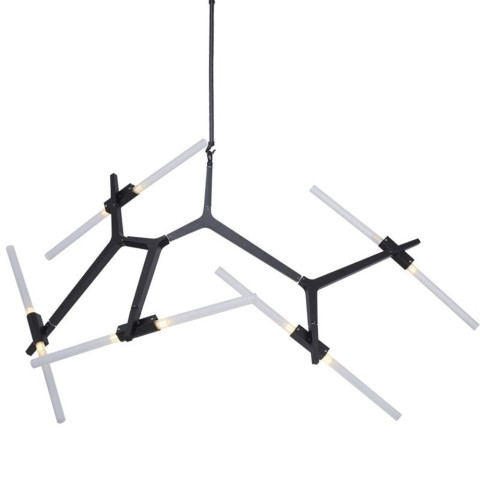 Lampa wisząca STICKS-10 czarna Step into Design ST-1001-10 black 2