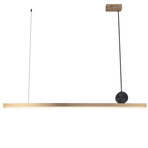 Lampa wisząca BOOGIE LED złoto czarna 88 cm Step into Design MD-7014-880