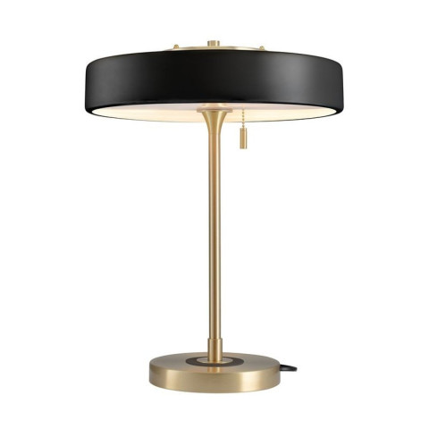 Lampa stołowa ARTDECO 50 cm - czarno - złota Step into Design MT8872 black