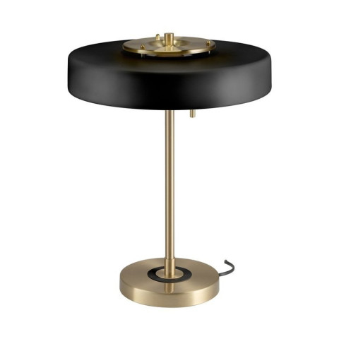 Lampa stołowa ARTDECO 50 cm - czarno - złota Step into Design MT8872 black