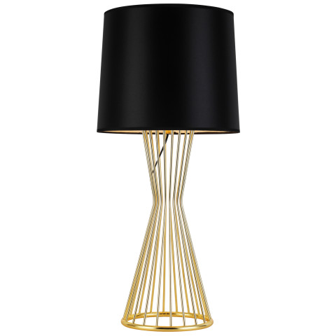 Lampa stołowa FILO TABLE czarno - złota 85 cm Step into Design MT1235