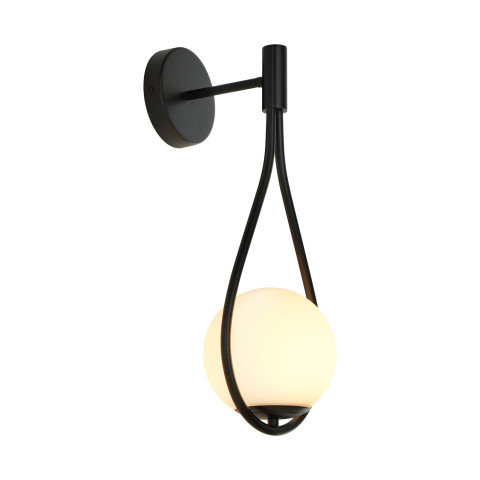 Kinkiet ścienny DROP, 45 cm - czarny, do wnętrz mieszkalnych i komercyjnych Step into Design ST-F079 black