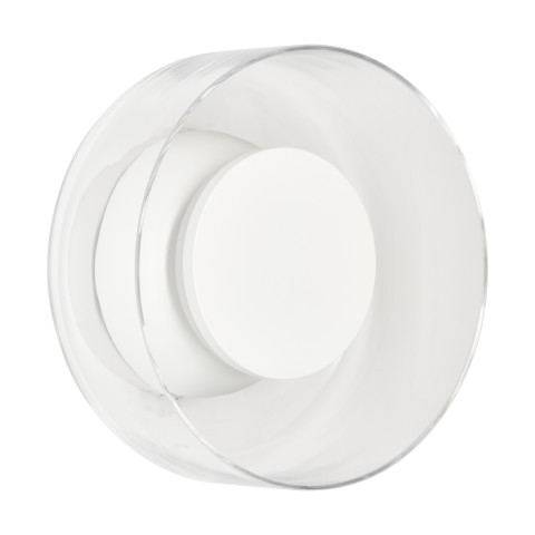Lampa ścienna DONUT 18 – LED, szkło transparentne, biały środek Step into Design ST-5072W transparent white