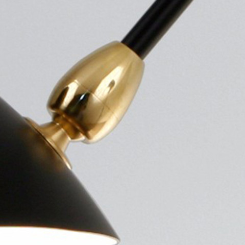 Lampa wisząca CRANE-2P dwuramienna czarna Step into Design P8702