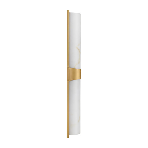 Lampa ścienna MURO LED 66 cm - biały alabaster, złote detale Step into Design ST-3426-AGB-CE