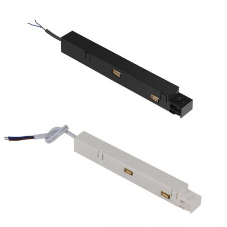 Zuma Line 10112 ZASILANIE POZA SZYNOWE (ZEWNĘTRZNE) DO SZYNY MAGNETYCZNEJ BIAŁE