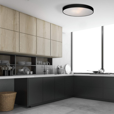 Rapido plafon duży czarny 4000K - Light Prestige Rapido LP-433/1C L BK 2