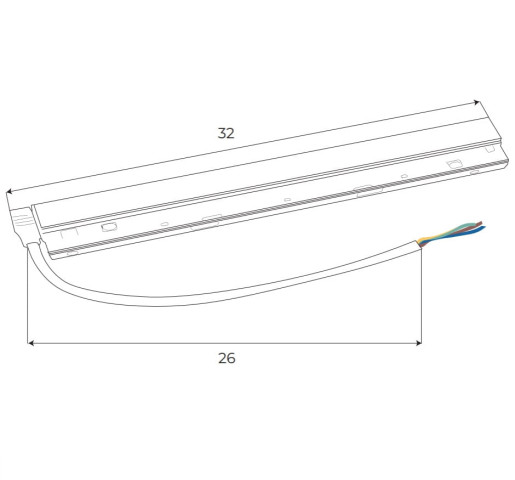 MAXLIGHT MA0005 Zasilacz wewnętrzny 200W do szyn magnetycznych 2